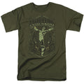 DC Comics - Green Lantern - Fearless - Adult Unisex Short Sleeve T-Shirt - Green