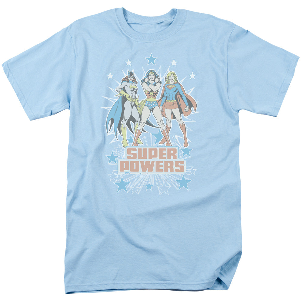 DC Comics - Wonder Woman - Super Powers X3 - Adult Unisex T-Shirt - Blue