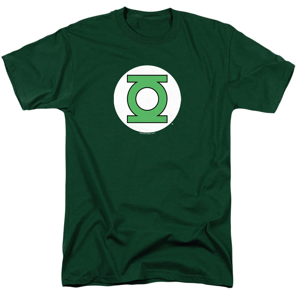 DC Comics - Green Lantern - Logo - Adult Unisex Short Sleeve T-Shirt - Green
