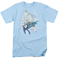DC Comics - Superman - Real Men - Adult Unisex Short Sleeve T-Shirt - Blue