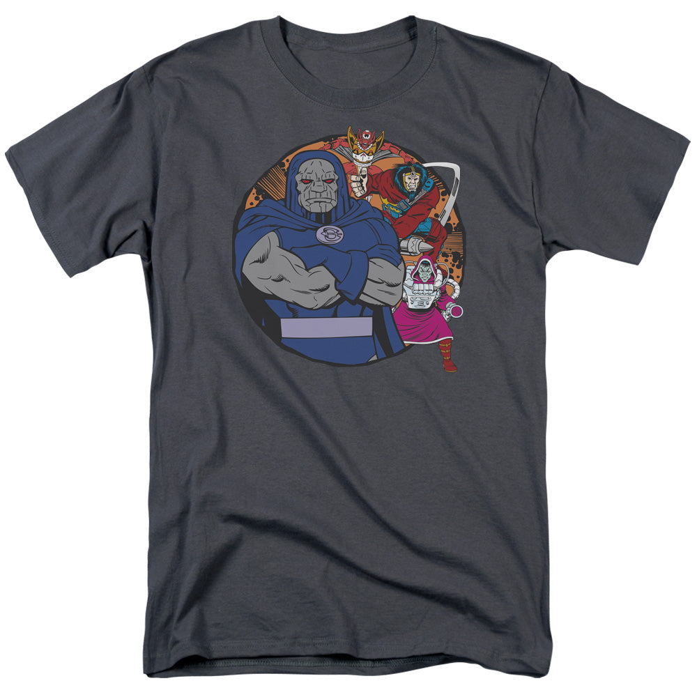 DC Comics - DC Originals - Apokolips Represent - Adult Unisex T-Shirt - Gray