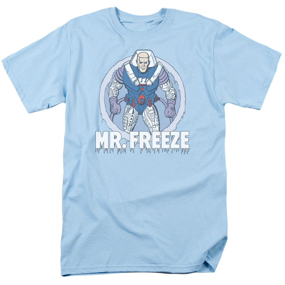 DC Comics - DC Originals - Mr Freeze - Adult Unisex Short Sleeve T-Shirt - Blue
