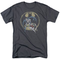 DC Comics - Batman - Team - Adult Unisex Short Sleeve T-Shirt - Gray