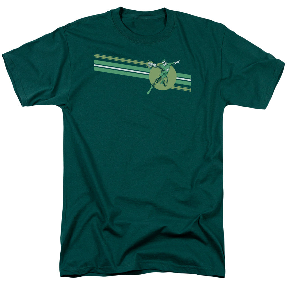 DC Comics - Green Lantern - Stripe - Adult Unisex Short Sleeve T-Shirt - Green