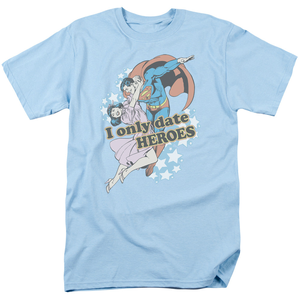 DC Comics - Superman - Fickle - Adult Unisex Short Sleeve T-Shirt - Blue
