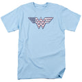 DC Comics - Wonder Woman - Red, White & Blue - Adult Unisex T-Shirt - Blue