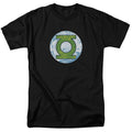 DC Comics - Green Lantern - Neon Distress Logo - Adult Unisex T-Shirt - Black