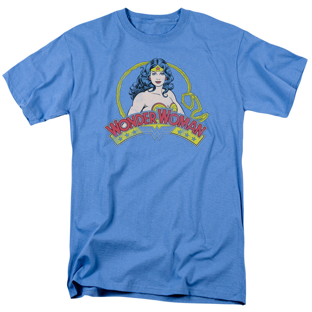 DC Comics - Wonder Woman - Vintage Woman - Adult Unisex T-Shirt - Blue