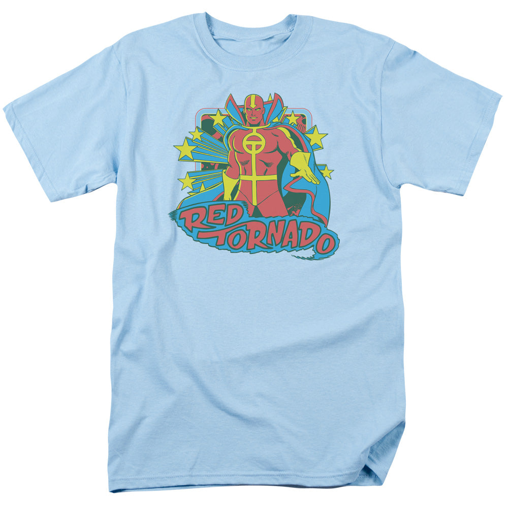 DC Comics - DC Originals - Red Tornado Stars - Adult Unisex T-Shirt - Blue