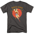 DC Comics - Wonder Woman - Wonder Circle - Adult Unisex T-Shirt - Gray