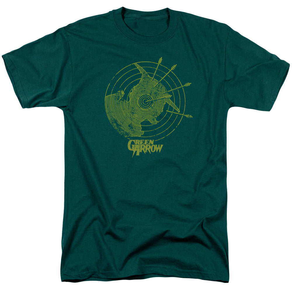 DC Comics - Green Arrow - Always On Target - Adult Unisex T-Shirt - Green