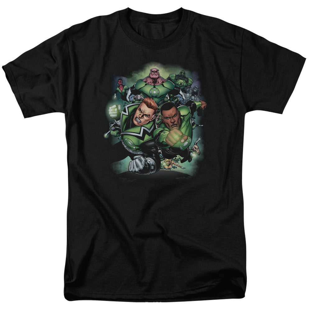 DC Comics - Green Lantern - Corps #1 - Adult Unisex Short Sleeve T-Shirt - Black