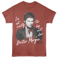 Dexter - Not Exactly - American Classics - Terracotta Adult Short Sleeve T-Shirt