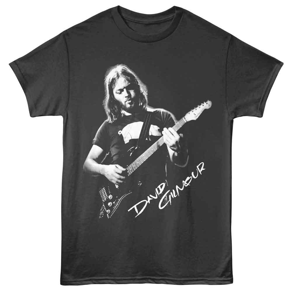 David Gilmour - Pig Tee - Front Print Adult Short Sleeve Solid T-Shirt - Smoke