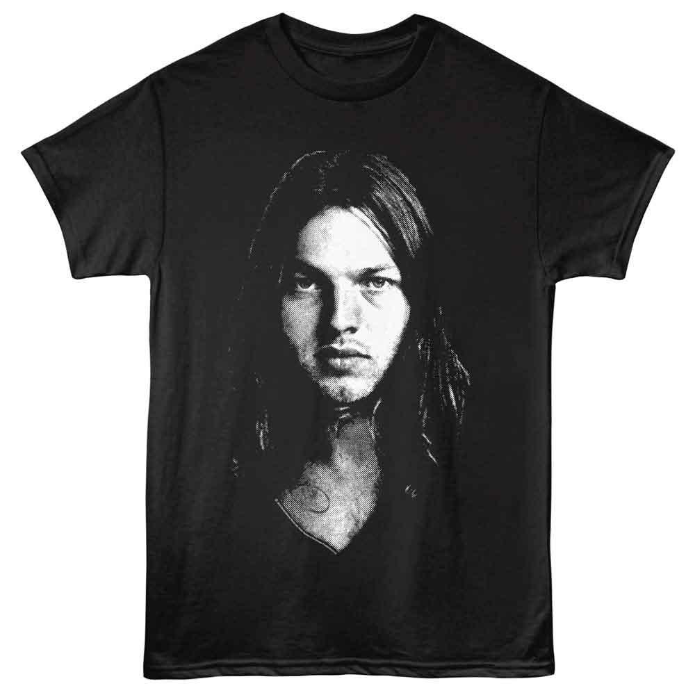 David Gilmour - Photo - Front Print Adult Short Sleeve Solid T-Shirt - Black