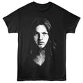 David Gilmour - Photo - Front Print Adult Short Sleeve Solid T-Shirt - Black