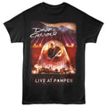 David Gilmour - Live At Pompeii - Front Print Adult Short Sleeve Solid T-Shirt - Black