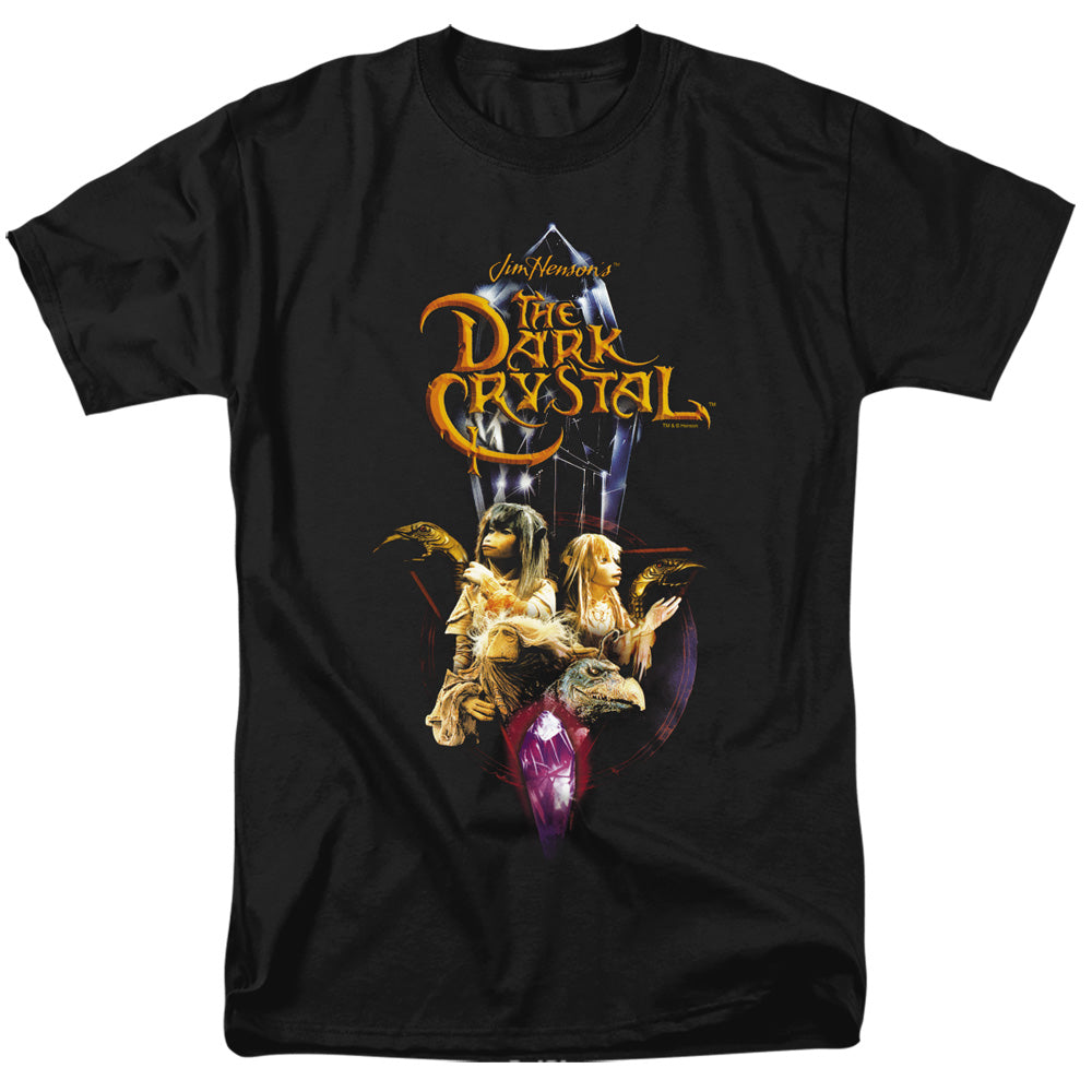 Dark Crystal - Crystal Quest - Adult Unisex Short Sleeve T-Shirt - Black