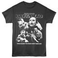 Day Of The Dead - Monotone Collage - Front Print Adult Short Sleeve Solid T-Shirt - Smoke