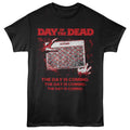 Day Of The Dead - The Day - Front Print Adult Short Sleeve Solid T-Shirt - Black