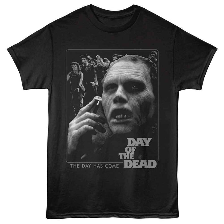 Day Of The Dead - Bub Razor - Front Print Adult Short Sleeve Solid T-Shirt - Black