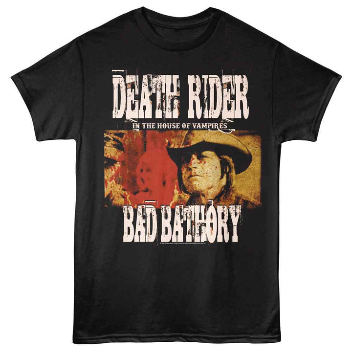 Death Rider - Bad Bathory - Solid Adult Unisex Short Sleeve T-Shirt - Black