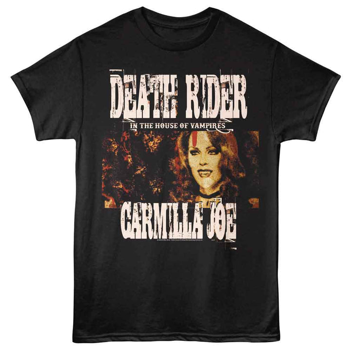 Death Rider - Carmilla Joe - Solid Adult Unisex Short Sleeve T-Shirt - Black
