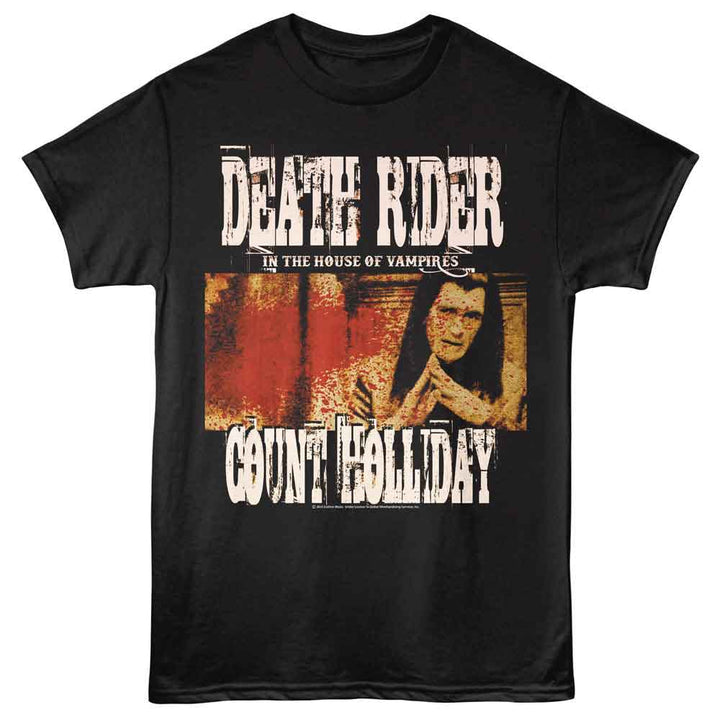 Death Rider - Count Holliday - Solid Adult Unisex Short Sleeve T-Shirt - Black