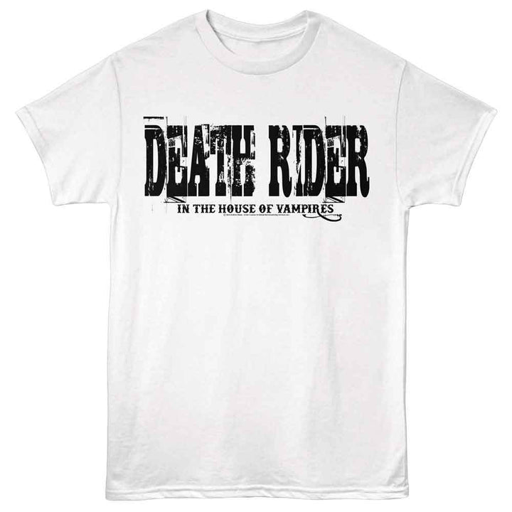 Death Rider - Logo - Solid Adult Unisex Short Sleeve T-Shirt - White