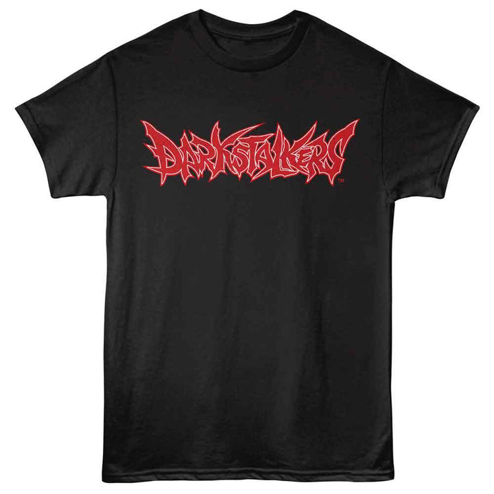 Darkstalkers - Logo - American Classics - Black Solid Adult Short Sleeve T-Shirt