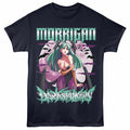 Darkstalkers - Morrigan - Adult Unisex Short Sleeve T-Shirt - Navy