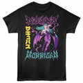 Darkstalkers - Morrigan Night Sky - Adult Unisex Short Sleeve T-Shirt - Black