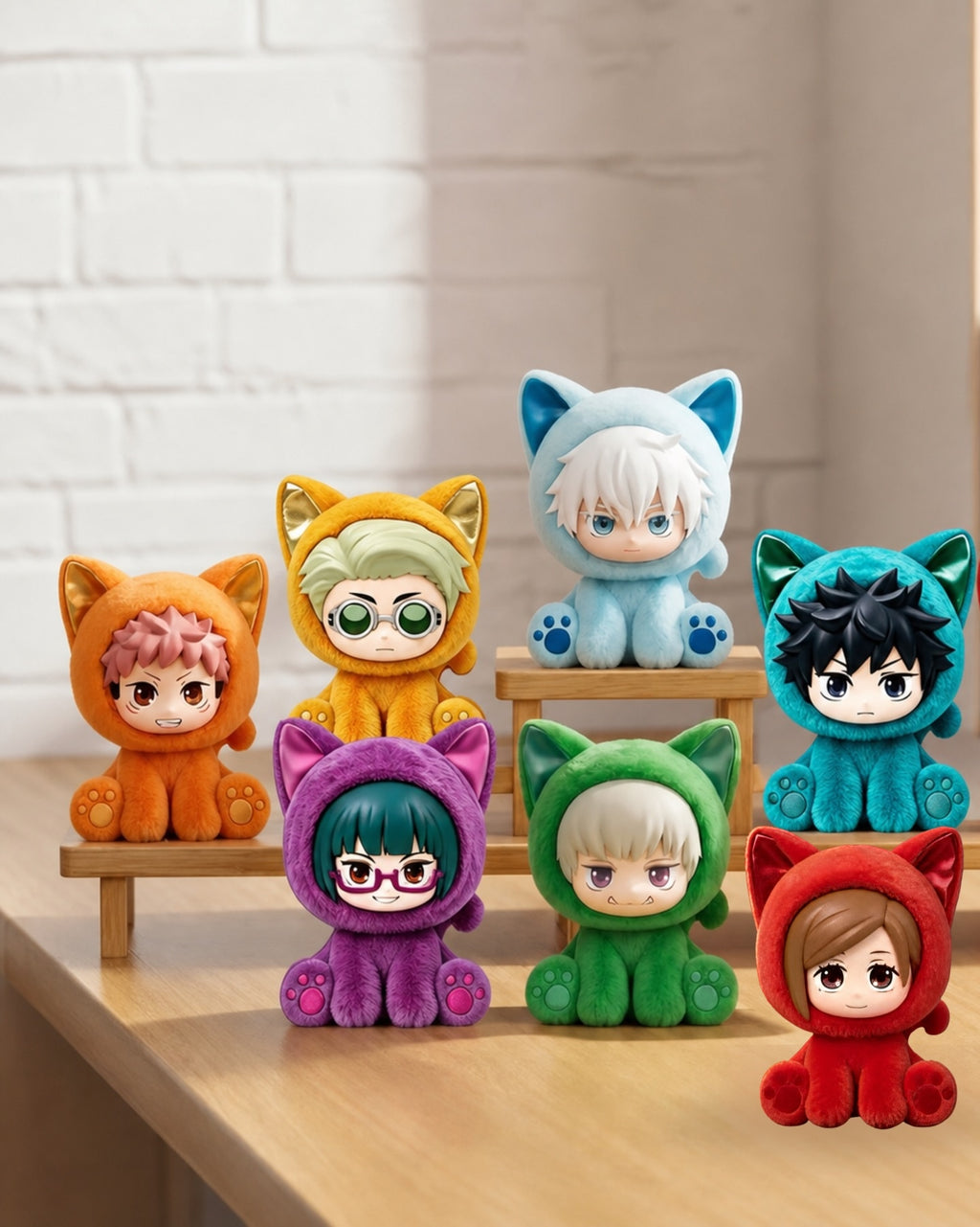 EAKI - Jujutsu Kaisen - Sitting Cat Party Plush Pendant Blind Box