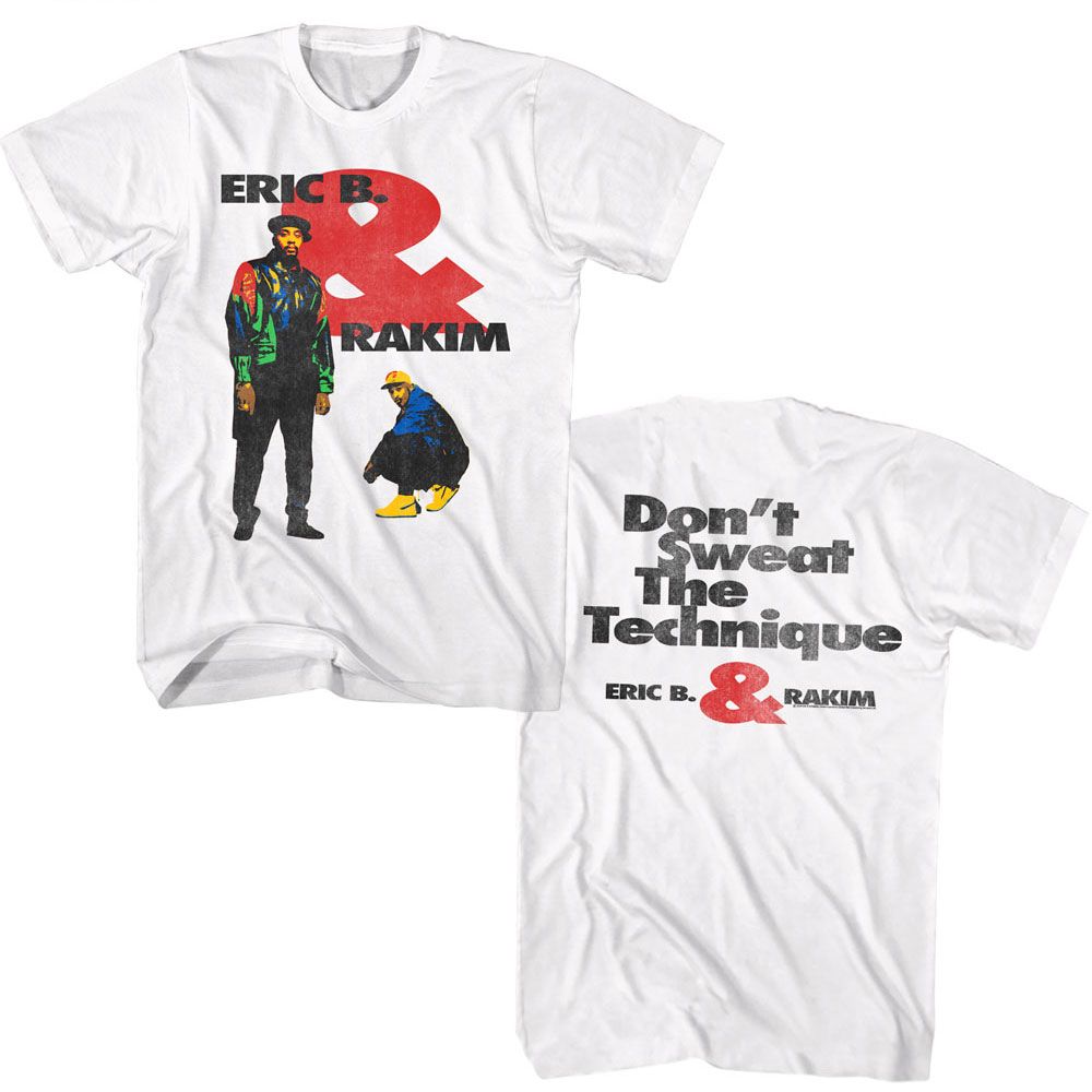 Eric B And Rakim - Dont Sweat - Officially Licensed 2-Sided Print Adult Short Sleeve T-Shirt