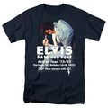 Elvis Presley - Fantasy Fest 2022 Lights #2 - Adult Unisex T-Shirt - Blue