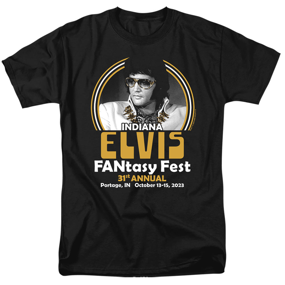 Elvis Presley - Fantasy Fest 2023 - Adult Unisex Short Sleeve T-Shirt - Black