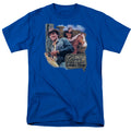 Elvis Presley - Ranch - Adult Unisex Short Sleeve T-Shirt - Blue