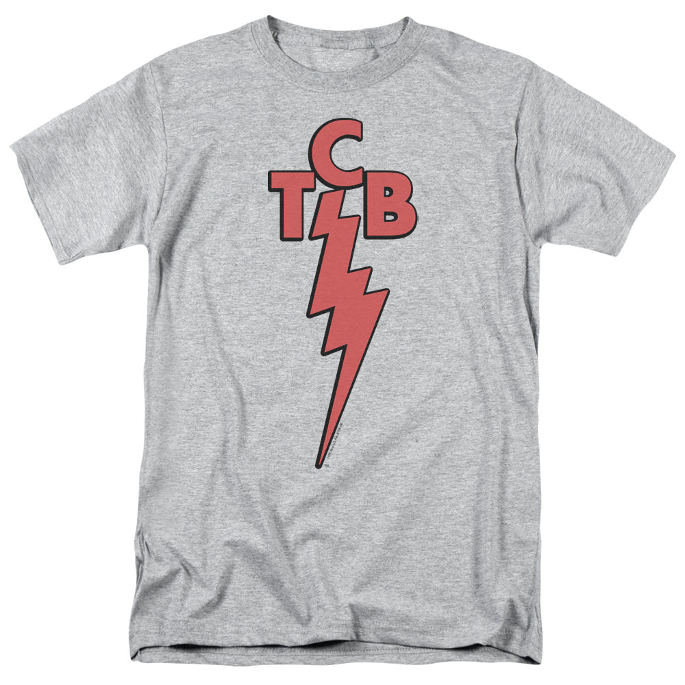 Elvis Presley - TCB - Adult Unisex Short Sleeve T-Shirt - Gray