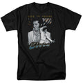 Elvis Presley - Live In Vegas - Adult Unisex Short Sleeve T-Shirt - Black