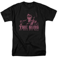 Elvis Presley - The King - Adult Unisex Short Sleeve T-Shirt - Black