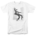 Elvis Presley - Jailhouse Rock - Adult Unisex Short Sleeve T-Shirt - White