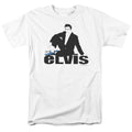 Elvis Presley - Blue Suede - Adult Unisex Short Sleeve T-Shirt - White