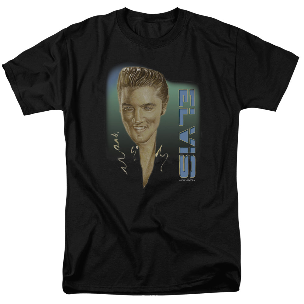 Elvis Presley - Elvis 56 - Adult Unisex Short Sleeve T-Shirt - Black