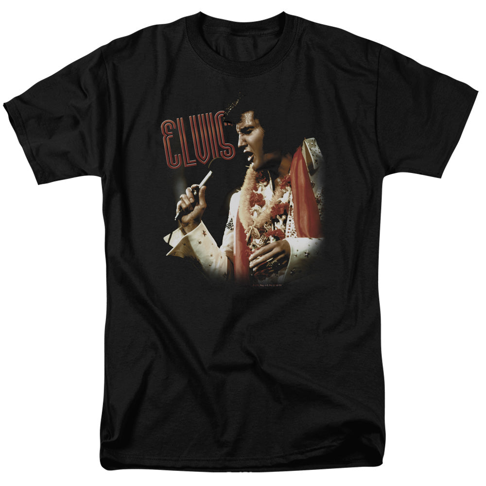 Elvis Presley - Soulful - Adult Unisex Short Sleeve T-Shirt - Black