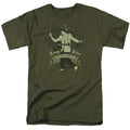 Elvis Presley - Long Live The King - Adult Unisex Short Sleeve T-Shirt - Green