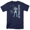 Elvis Presley - One Night Only - Adult Unisex Short Sleeve T-Shirt - Blue