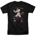 Elvis Presley - Hit The Lights - Adult Unisex Short Sleeve T-Shirt - Black