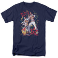 Elvis Presley - Eagle Elvis - Adult Unisex Short Sleeve T-Shirt - Blue