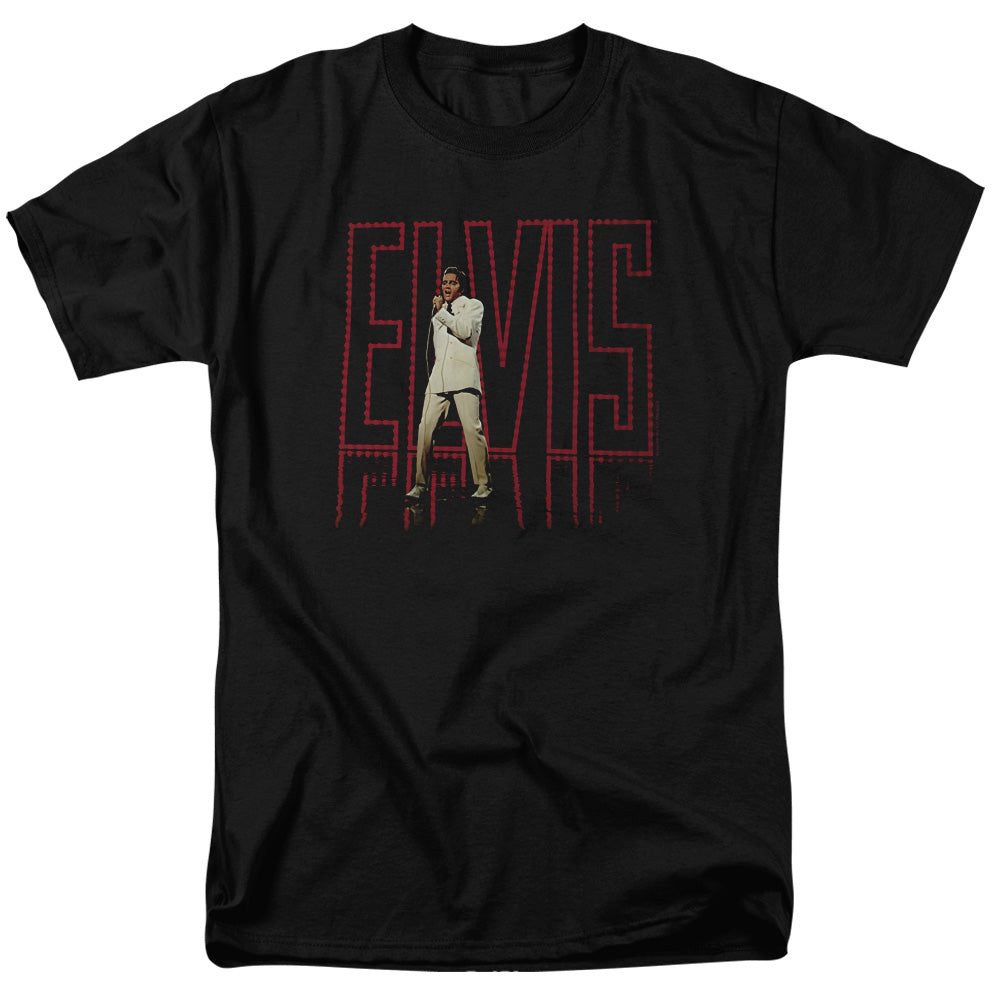 Elvis Presley - Elvis 68 Album - Adult Unisex Short Sleeve T-Shirt - Black