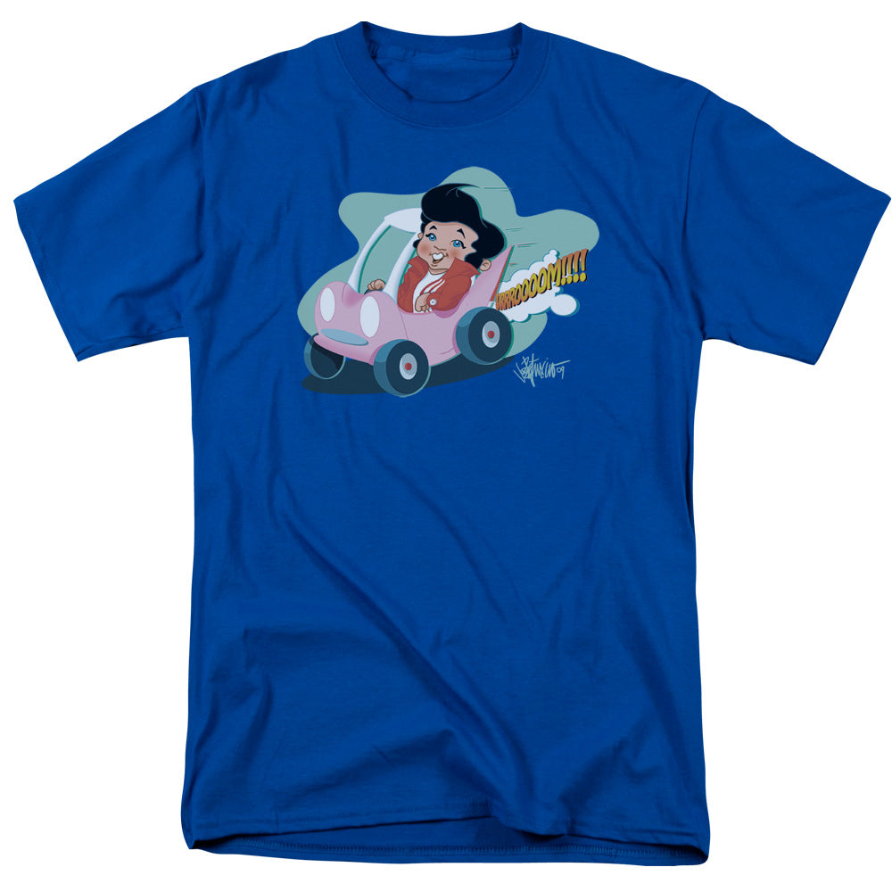 Elvis Presley - Speedway - Adult Unisex Short Sleeve T-Shirt - Blue